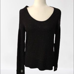 C&C Sport black and white cold shoulder top size s NWT